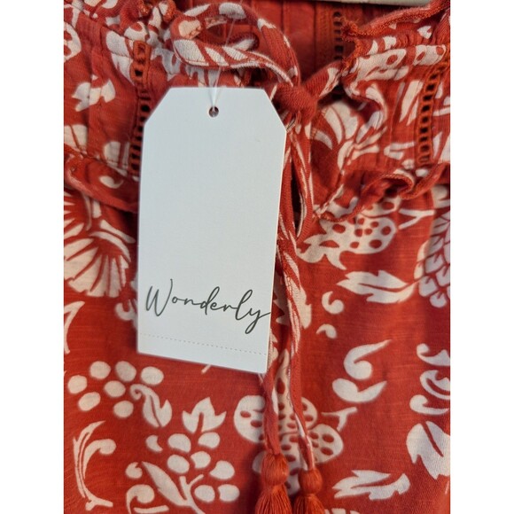 Wonderly Red Floral Blouse - Picture 4 of 7